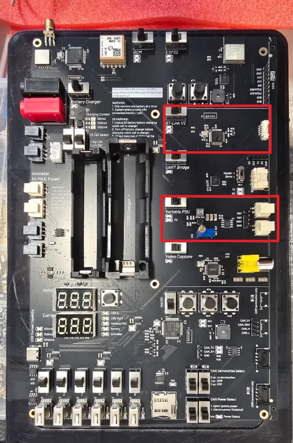 The Endgame Hardware/SW Debuggin + GCS board