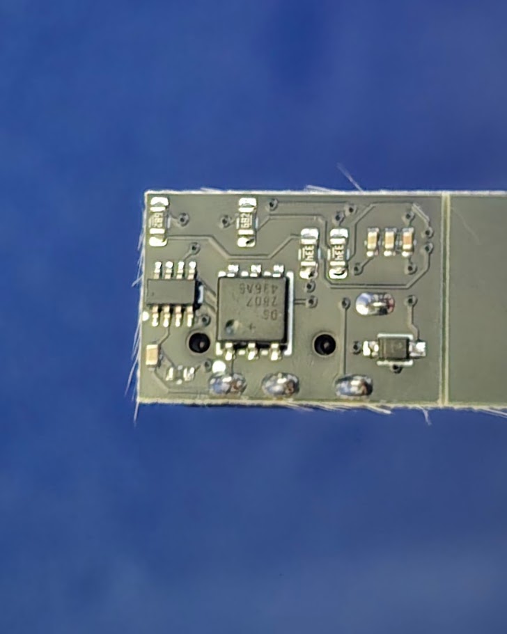 Front side of the Epsilon amplifier board